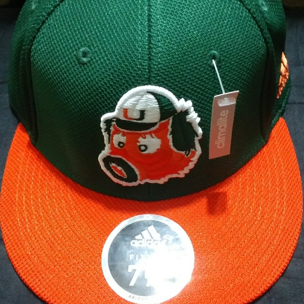 Adidas Miami Hurricane Fitted Hat